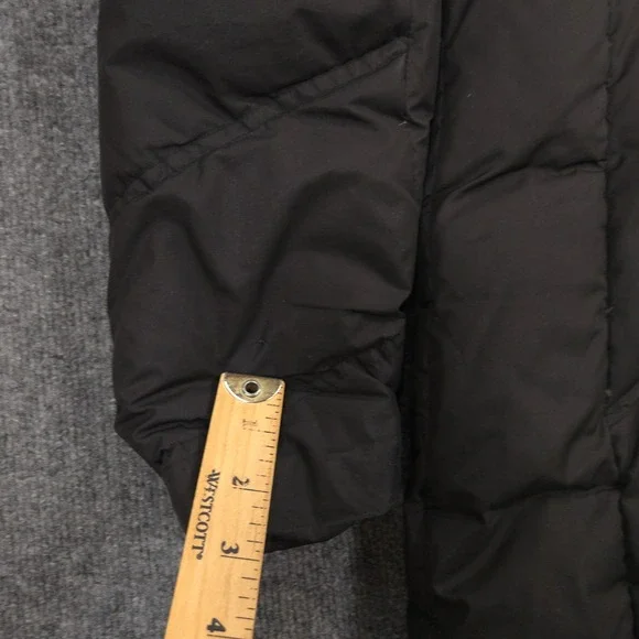 Patagonia Down With It Parka Jacket Womens L Black 600 Goose Down Puffer Outdoor